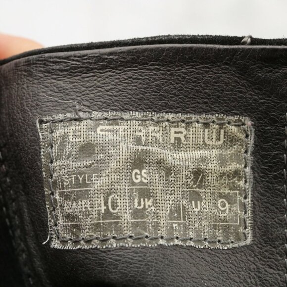 GStar Raw Womens Gable Fulton Boot Size 9 Wedge Heel Black Suede Bootie Comfy - Picture 11 of 11